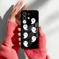 Cute Ghost Glass Case Cover For Vivo - ShopOnCliQ