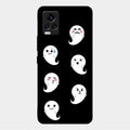 Cute Ghost Glass Case Cover For Vivo V20 Pro 5G