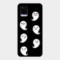 Cute Ghost Glass Case Cover For Vivo V20