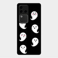 Cute Ghost Glass Case Cover For Vivo V30 Pro 5G