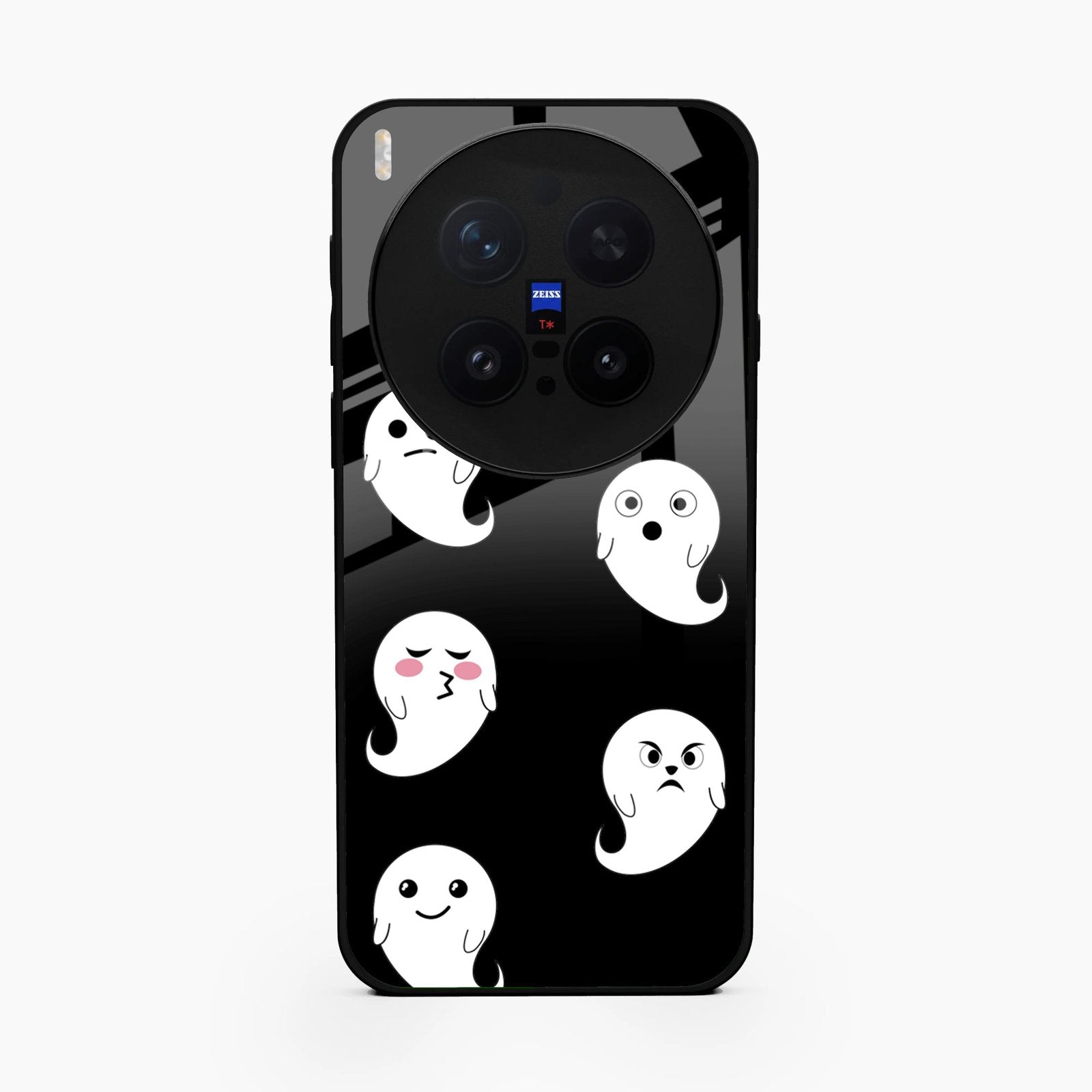 Cute Ghost Glass Case Cover For Vivo X300 Pro 5G