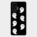 Cute Ghost Glass Case Cover For Vivo X50 Pro 5G