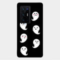 Cute Ghost Glass Case Cover For Vivo X70 Pro Plus 5G