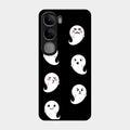 Cute Ghost Glass Case Cover For Vivo Y300 5G