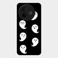 Cute Ghost Glass Case Cover For Vivo Y39 5G