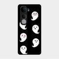 Cute Ghost Glass Case Cover For Vivo Y400 Pro 5G