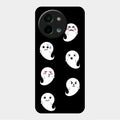 Cute Ghost Glass Case Cover For Vivo Y58 5G