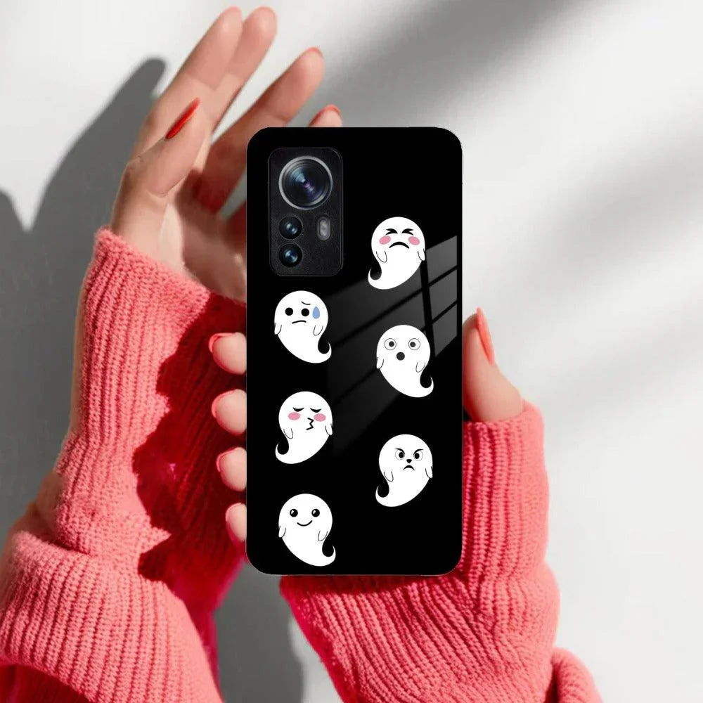 Cute Ghost Glass Case Cover For Redmi/Xiaomi - ShopOnCliQ