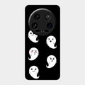 Cute Ghost Glass Case Cover For Xiaomi 14 Ultra