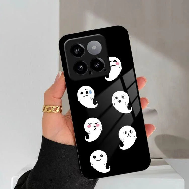 Cute Ghost Glass Case Cover For Redmi/Xiaomi - ShopOnCliQ