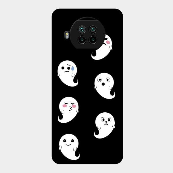 Cute Ghost Glass Case Cover For Xiaomi Mi 10I 5G