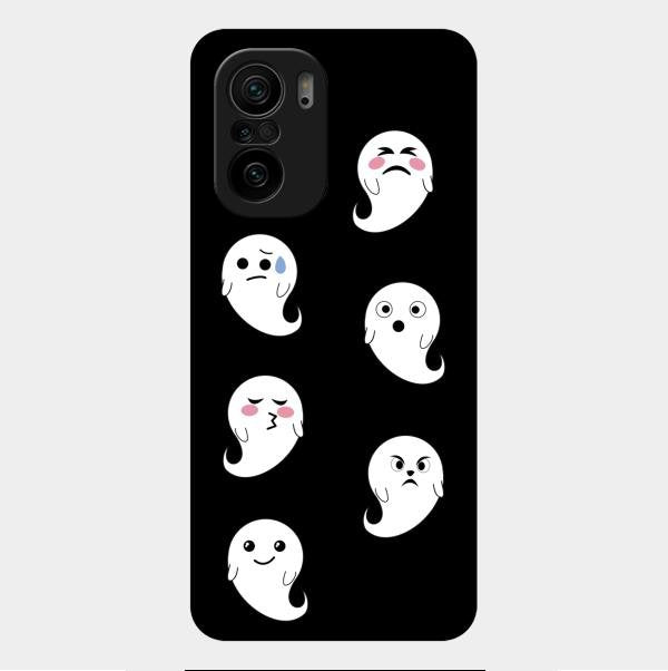 Cute Ghost Glass Case Cover For Xiaomi Mi 11X 5G