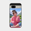 Cute Girl Glossy Metal Case Cover For Google Pixel 8A 5G