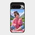 Cute Girl Glossy Metal Case Cover For Google Pixel 9 Pro Xl