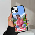 Cute Girl Glossy Metal Case Cover For iPhone - ShopOnCliQ