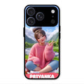 Cute Girl Glossy Metal Case Cover For iPhone 17 Pro Max