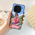 Cute Girl Glossy Metal Case Cover For iQOO - ShopOnCliQ