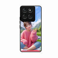 Cute Girl Glossy Metal Case Cover For Motorola Edge 70 5G