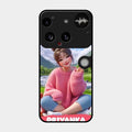Cute Girl Glossy Metal Case Cover For Nothing Phone 3 5G