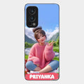 Cute Girl Glossy Metal Case Cover For Oneplus Nord 2 5G