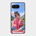 Cute Girl Glossy Metal Case Cover For Oneplus Nord 4 5G
