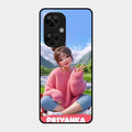 Cute Girl Glossy Metal Case Cover For Oneplus Nord Ce 3 Lite 5G