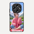 Cute Girl Glossy Metal Case Cover For Oppo F31 Pro 5G