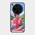 Cute Girl Glossy Metal Case Cover For Oppo Find X8 5G