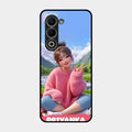 Cute Girl Glossy Metal Case Cover For Oppo K13X 5G