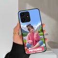 Cute Girl Glossy Metal Case Cover For Redmi - ShopOnCliQ