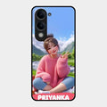 Cute Girl Glossy Metal Case Cover For Vivo T4 Lite 5G