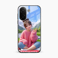 Cute Girl Glossy Metal Case Cover For Vivo V60e 5G