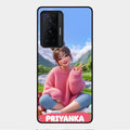 Cute Girl Glossy Metal Case Cover For Vivo X70 Pro 5G