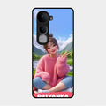 Cute Girl Glossy Metal Case Cover For Vivo Y400 Pro 5G