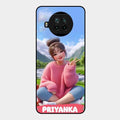 Cute Girl Glossy Metal Case Cover For Xiaomi Mi 10I 5G