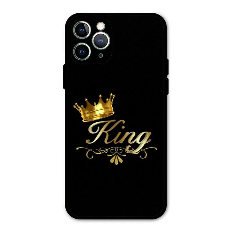 Cute King With Crown Glass Case For iPhone 11 Pro Max