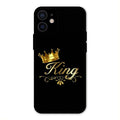 Cute King With Crown Glass Case For iPhone 12 mini