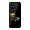 Cute King With Crown Glass Case For iQOO 15 5G