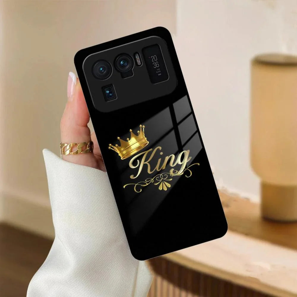 Cute King With Crown Glass Case For Redmi/Xiaomi - ShopOnCliQ
