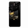 Cute King With Crown Glass Case For Motorola Edge 40