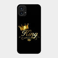 Cute King With Crown Glass Case For Nothing Phone 1