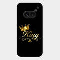 Cute King With Crown Glass Case For Nothing Phone 2A 5G