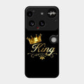 Cute King With Crown Glass Case For Nothing Phone 3 5G