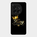 Cute King With Crown Glass Case For Oneplus 12 5G
