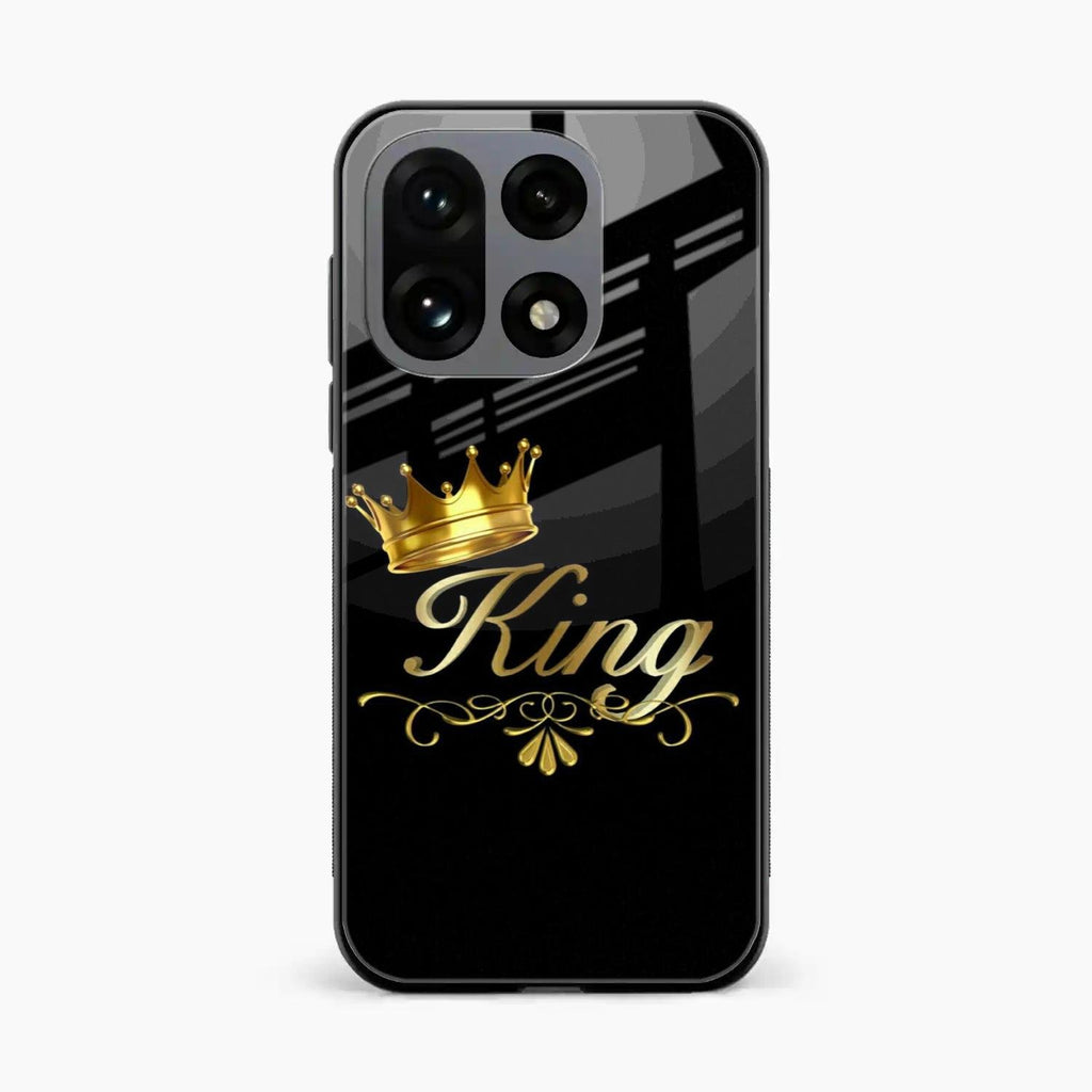Cute King With Crown Glass Case For OnePlus 15 5G