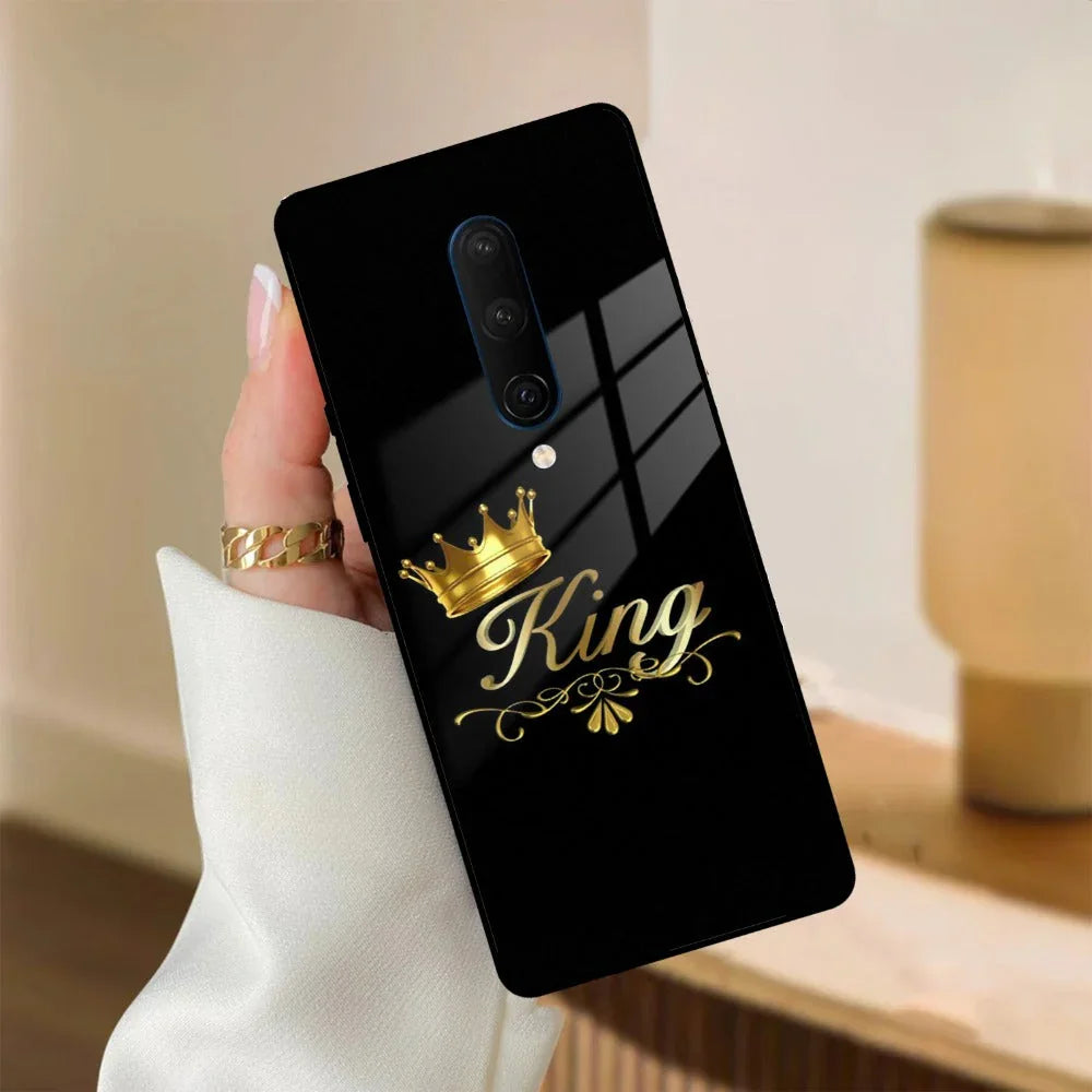 Cute King With Crown Glass Case For OnePlus - ShopOnCliQ