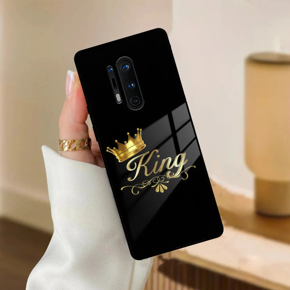 Cute King With Crown Glass Case For OnePlus - ShopOnCliQ