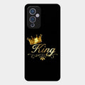 Cute King With Crown Glass Case For Oneplus 9 5G