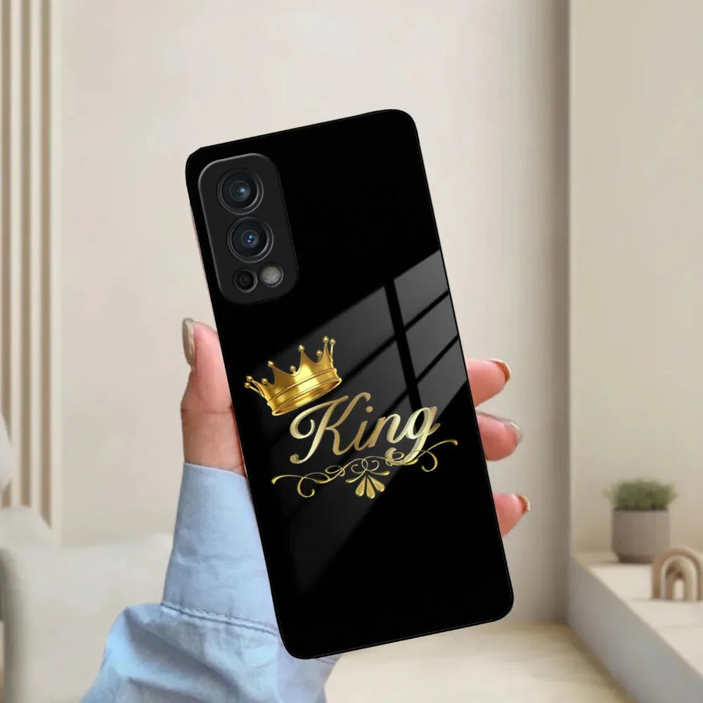 Cute King With Crown Glass Case For OnePlus - ShopOnCliQ