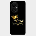 Cute King With Crown Glass Case For Oneplus Nord Ce5 5G